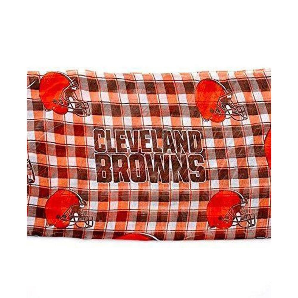 Women's Cleveland Browns Plaid Endless Loop Scarf